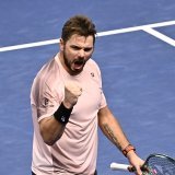 Toute la hargne de Stan Wawrinka, qui jouera samedi sa 64e demi-finale sur l'ATP Tour KEYSTONE/EPA/ANDERS WIKLUND